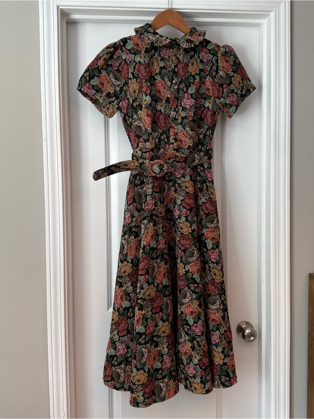 Ivy City Co Floral Belted Dress